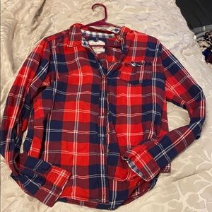 Abercrombie Plaid Top